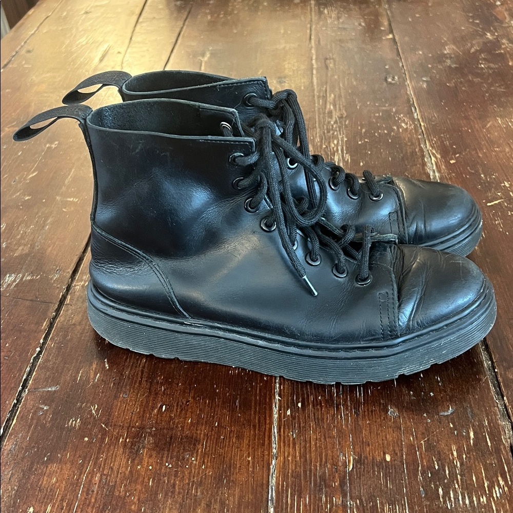 Dr. Martens Talib 8 Eye Leather Boots - Picture 5 of 16